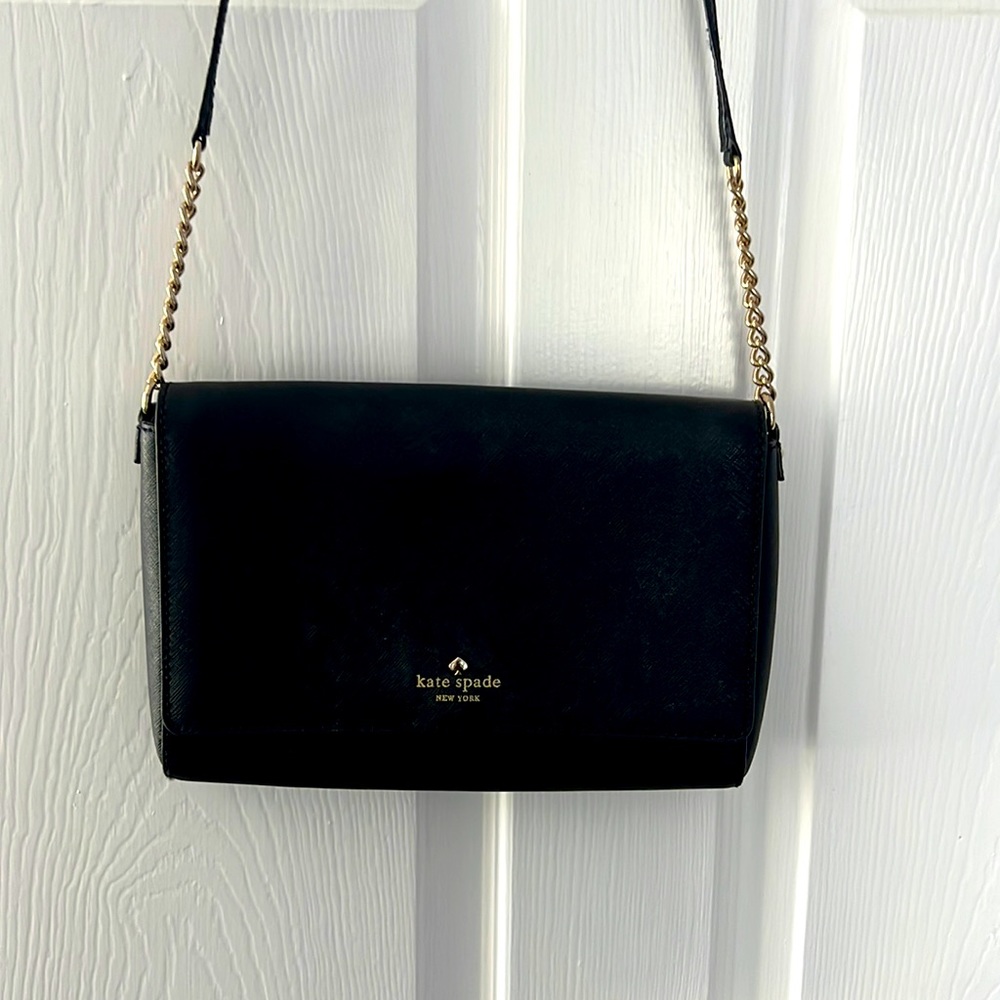 Black Kate spade cross body bag